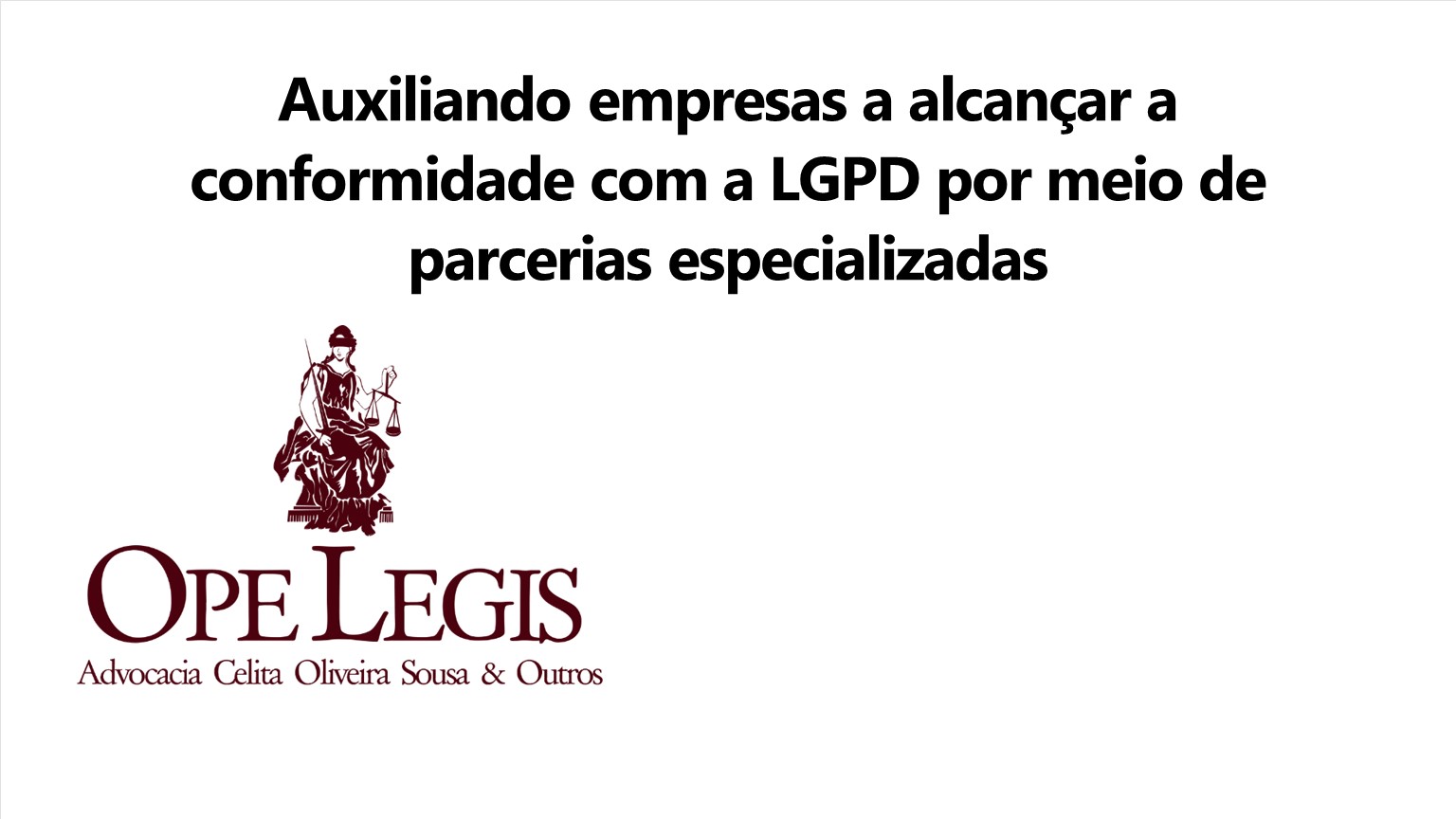 A Ope Legis Consultoria é uma empresa renomada e especializada em conformidade legal e proteção de dados, com um foco específico na Lei Geral de Proteção de Dados (LGPD). Com anos de experiência no mercado, a Ope Legis tem se destacado como uma parceira confiável para empresas que buscam se adaptar e cumprir os requisitos rigorosos da LGPD. Seus serviços abrangem desde a análise de conformidade, elaboração de políticas e procedimentos até a realização de treinamentos para capacitar equipes internas. Além disso, a Ope Legis oferece representação perante as autoridades competentes, acompanhando auditorias e inspeções, elaborando respostas e recursos, e prestando apoio jurídico. Sua abordagem especializada e compromisso com a excelência têm garantido resultados positivos para seus clientes, protegendo a privacidade dos dados e mitigando riscos legais. Dra. Lirian Cavalhero, sócia da Ope Legis Consultoria, é uma renomada especialista em Direito Digital e possui vasto conhecimento e experiência em assuntos relacionados à LGPD. Com seu profundo entendimento das nuances legais e das implicações práticas da LGPD, tem se destacado como uma advogada confiável e capacitada na representação de empresas perante as autoridades. Além disso, a Dra. Lirian participou ativamente da discussão da Lei Geral de Proteção de Dados no Congresso Nacional, contribuindo com sua expertise como especialista, também teve participação essencial nas discussões para a criação da Autoridade Nacional de Proteção de Dados (ANPD), auxiliando na definição de diretrizes e na construção de um ambiente regulatório adequado. Sua contribuição não se limitou apenas a essas etapas, também atuou como especialista, fazendo sugestões em todas as normativas apresentadas até o momento. Sua defesa de pontos importantes em audiências públicas, como convidada da autoridade, reforça sua influência e compromisso em moldar um cenário regulatório sólido e eficaz para a proteção de dados. Com a Dra. Lirian e a equipe da Ope Legis Consultoria multidisciplinar ao seu lado, sua empresa estará em boas mãos para enfrentar os desafios e aproveitar as oportunidades relacionadas à LGPD. Com a Dra. Lirian e a equipe da Ope Legis Consultoria multidisciplinar ao seu lado, sua empresa estará em boas mãos para enfrentar os desafios e aproveitar as oportunidades relacionadas à LGPD. Com a Dra. Lirian e a equipe da Ope Legis Consultoria multidisciplinar ao seu lado, sua empresa estará em boas mãos para enfrentar os desafios e aproveitar as oportunidades relacionadas à LGPD.